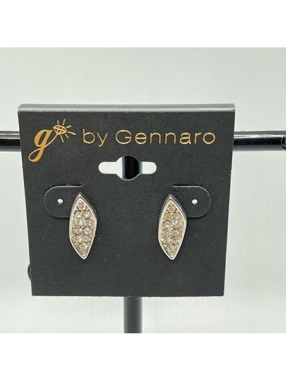 G by Gennaro Earrings Crystal Silver Post